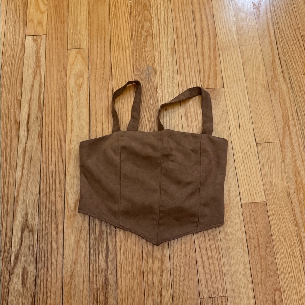 Miami Brown Crop Top